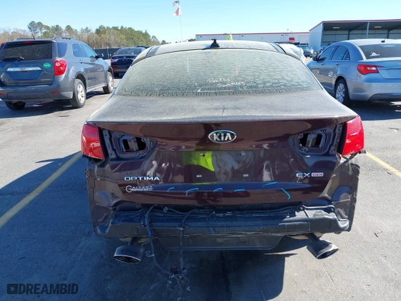 2015 Kia Optima EX with VIN 5XXGN4A75FG391608, listed as a IAAI auction lot 41817373 with 143,031 mi miles. Bid and sale history available at carsss.com. Image 17.