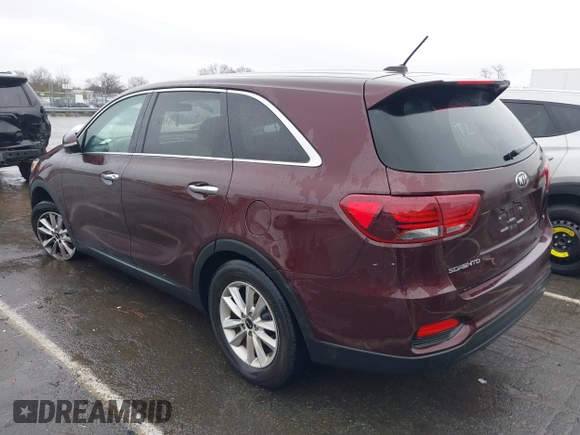 2020 Kia Sorento LX with VIN 5XYPG4A5XLG615276, listed as a IAAI auction lot 38376505 with 111,781 mi miles and . Bid and sale history available at DreamBid. Image 3.