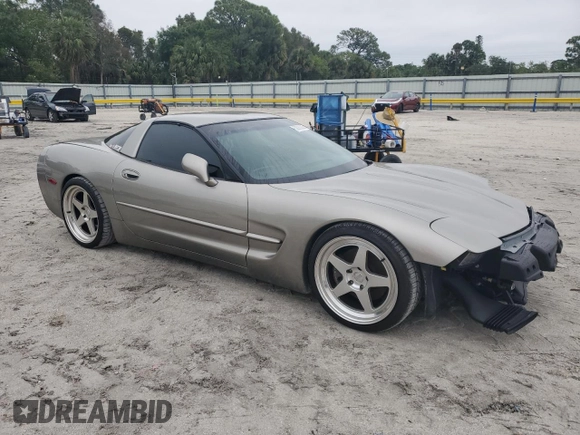 1999 Chevrolet Corvette with VIN 1G1YY22G5X5104605, listed as a Copart auction lot 52080265 with 77,180 mi miles and Salvage Title. Bid and sale history available at carsss.com. Image 4.
