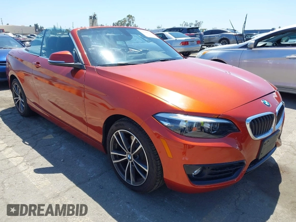2018 BMW 2 Series 230i с VIN WBA2M7C52JVA97560, выставлен на аукционе IAAI как лот 42288220 с пробегом 40 218 миль миль и . История ставок и продаж доступна на DreamBid. Изображение 1.
