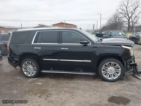 2017 Cadillac Escalade Platinum with VIN 1GYS4DKJ4HR337718, listed as a IAAI auction lot 41229425 with 94,121 mi miles. Bid and sale history available at carsss.com. Image 14.