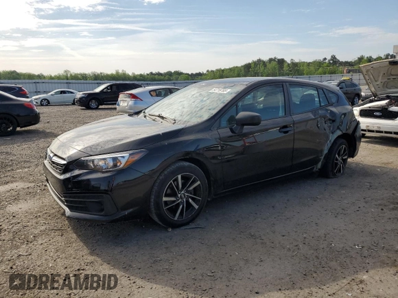 2022 Subaru Impreza z VIN 4S3GTAB62N3721570, wystawiony jako Copart lot #54718765 z przebiegiem 54 439 mil mil oraz Szkody całkowita. Historia ofert i sprzedaży dostępna na DreamBid. Obrazek 1.