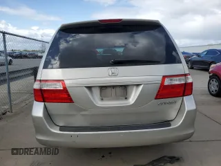 2005 Honda Odyssey EX-L z VIN 5FNRL38655B408107, wystawiony jako Copart lot #50918155 z przebiegiem 215 920 mil mil oraz Szkoda całkowita • Salvage title. Historia ofert i sprzedaży dostępna na DreamBid. Obrazek 6.