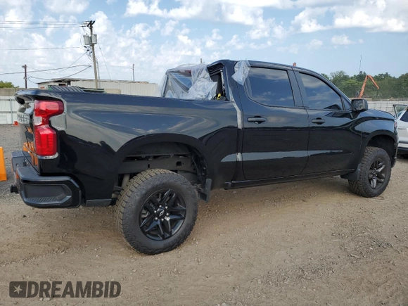 2023 Chevrolet Silverado 1500 Custom Trail Boss with VIN 3GCUDCE85PG293096, listed as a Copart auction lot 68750824 with 17,310 mi miles and Salvage Title. Bid and sale history available at carsss.com. Image 3.