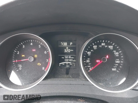 2015 Volkswagen Jetta SE with VIN 3VWD17AJ3FM324044, listed as a IAAI auction lot 42594929 with 108,480 mi miles and . Bid and sale history available at DreamBid. Image 7.