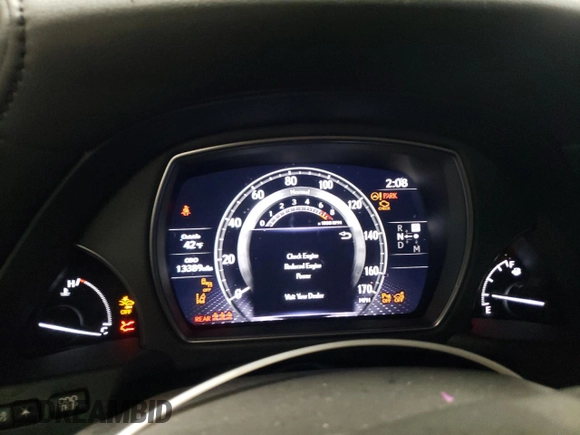 2022 Lexus LS with VIN JTHD51GFXN5010742, listed as a Copart auction lot 48202395 with 13,389 mi miles and Salvage Title. Bid and sale history available at carsss.com. Image 9.