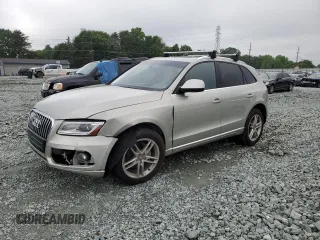 2014 Audi Q5 Premium Plus z VIN WA1LFAFP3EA070223, wystawiony jako Copart lot #57036105 z przebiegiem 55 064 mil mil oraz Szkody całkowita. Historia ofert i sprzedaży dostępna na DreamBid. Obrazek 1.