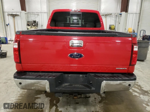 2015 Ford Super Duty F-250 SRW Lariat with VIN 1FT7W2B64FED07743, listed as a Copart auction lot 53460125 with 72,800 mi miles and Salvage Title. Bid and sale history available at carsss.com. Image 6.