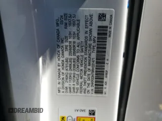 2024 Honda CR-V EX-L with VIN 2HKRS3H79RH331471, listed as a Copart auction lot 50324525 with 5,458 mi miles and Salvage Title. Bid and sale history available at DreamBid. Image 16.