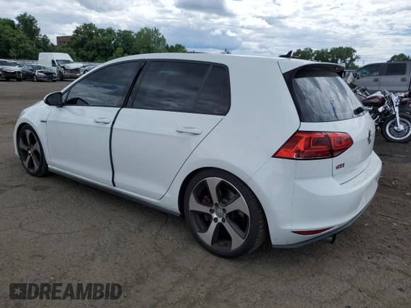 2017 Volkswagen Golf GTI S with VIN 3VW447AU2HM006775, listed as a Copart auction lot 58157214 with 48,713 mi miles and Salvage Title. Bid and sale history available at carsss.com. Image 2.