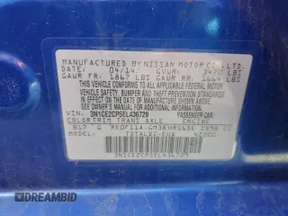 2014 Nissan Note S Plus z VIN 3N1CE2CP5EL436729, wystawiony jako Copart lot #44138695 z przebiegiem 173 116 mil mil oraz Szkoda całkowita • Salvage title. Historia ofert i sprzedaży dostępna na DreamBid. Obrazek 12.