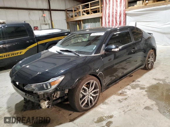 2016 Scion tC with VIN JTKJF5C70GJ018889, listed as a Copart auction lot 88095155 with 59,492 mi miles and Salvage Title. Bid and sale history available at carsss.com. Image 1.