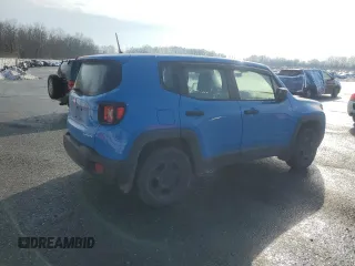 2015 Jeep Renegade Sport with VIN ZACCJBAT5FPB25299, listed as a Copart auction lot 43373395 with 54,867 mi miles and Salvage Title. Bid and sale history available at DreamBid. Image 3.