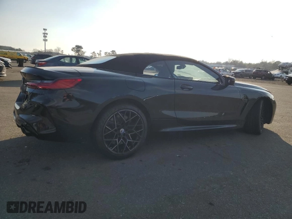 2023 BMW M8 Competition with VIN WBSDZ0C00PCL89792, listed as a Copart auction lot 88735965 with 22,068 mi miles and Salvage Title. Bid and sale history available at carsss.com. Image 3.