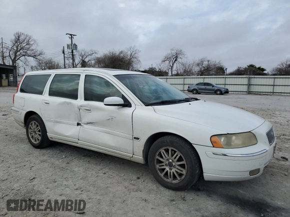 2006 Volvo V70 2.5L Turbo with VIN YV1SW592X61534015, listed as a Copart auction lot 45955835 with 139,502 mi miles and Salvage Title. Bid and sale history available at carsss.com. Image 4.