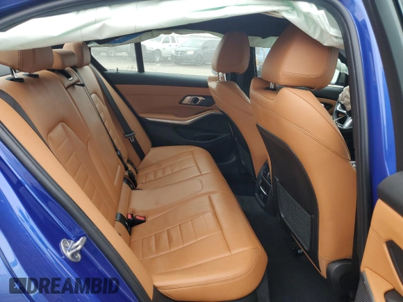 2021 BMW 3 Series M340i xDrive with VIN 3MW5U9J09M8B54986, listed as a Copart auction lot 81604134 with 0 mi miles and Salvage Title. Bid and sale history available at carsss.com. Image 10.