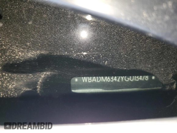 2000 BMW 5 Series 528iA with VIN WBADM6342YGU13478, listed as a Copart auction lot 59403404 with 0 mi miles and Salvage Title. Bid and sale history available at carsss.com. Image 13.