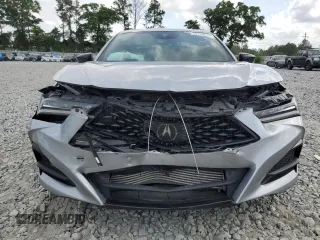 2022 Acura TLX w/A-Spec Package with VIN 19UUB5F55NA000851, listed as a Copart auction lot 54745015 with 44,219 mi miles and Salvage title. Bid and sale history available at DreamBid. Image 5.