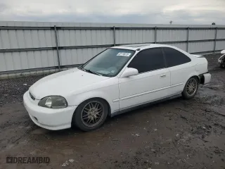1996 Honda Civic EX with VIN 1HGEJ8243TL027425, listed as a Copart auction lot 52116615 with 243,028 mi miles and Salvage Title. Bid and sale history available at carsss.com. Image 1.