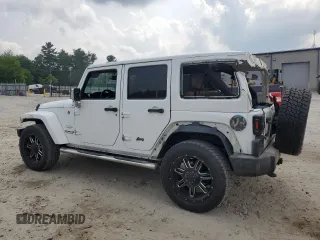 2015 Jeep Wrangler Unlimited Sahara with VIN 1C4HJWEG7FL671259, listed as a Copart auction lot 60151225 with 81,281 mi miles and Clean title. Bid and sale history available at DreamBid. Image 2.