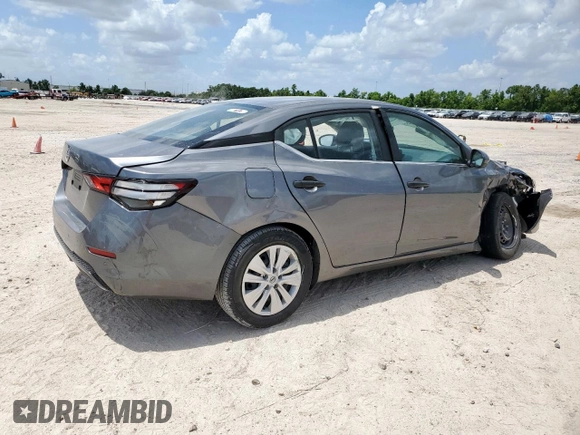 2024 Nissan Sentra S with VIN 3N1AB8BV9RY290847, listed as a Copart auction lot 59682875 with 28,826 mi miles and Salvage title. Bid and sale history available at DreamBid. Image 3.