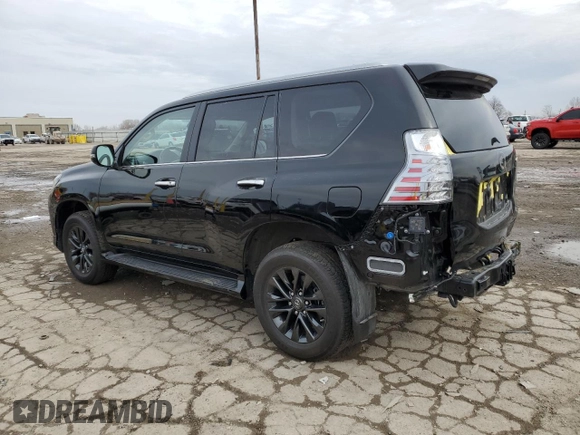 2023 Lexus GX with VIN JTJAM7BX6P5365787, listed as a Copart auction lot 45488285 with 22,101 mi miles and Salvage Title. Bid and sale history available at carsss.com. Image 2.