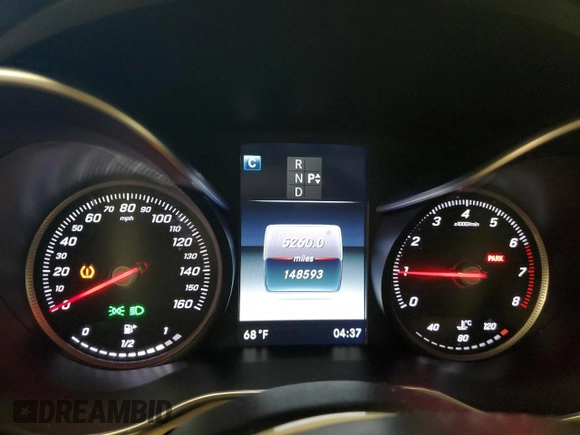 2016 Mercedes-Benz C 300 Luxury with VIN 55SWF4KB4GU168958, listed as a Copart auction lot 55852505 with 148,593 mi miles and Salvage Title. Bid and sale history available at DreamBid. Image 9.