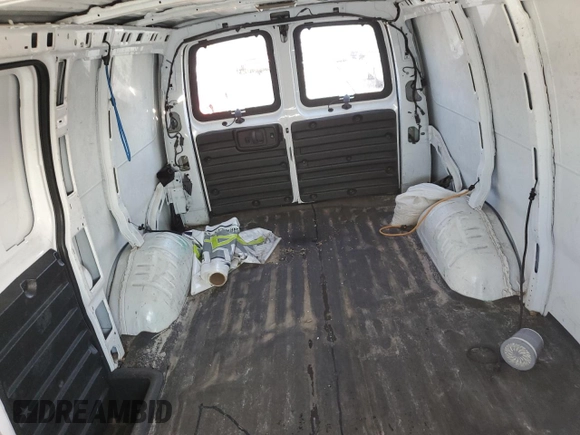 2011 Chevrolet Express Cargo with VIN 1GCSGAFX7B1175082, listed as a Copart auction lot 76302444 with Not provided miles and Salvage title. Bid and sale history available at DreamBid. Image 10.