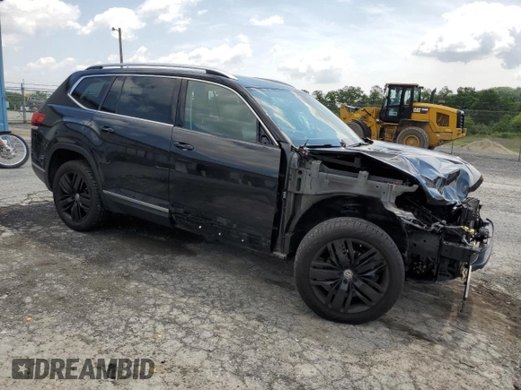 2019 Volkswagen Atlas SEL Premium z VIN 1V2NR2CA3KC603035, wystawiony jako Copart lot #60467885 z przebiegiem 97 303 mil mil oraz Szkoda całkowita • Salvage title. Historia ofert i sprzedaży dostępna na DreamBid. Obrazek 4.