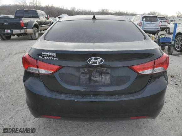 2012 Hyundai Elantra GLS PZEV with VIN KMHDH4AE7CU219218, listed as a Copart auction lot 85140884 with 0 mi miles and Salvage Title. Bid and sale history available at carsss.com. Image 6.