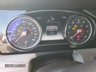 2018 Mercedes-Benz E-Class E 400 with VIN WDD1J6FB8JF047827, listed as a Copart auction lot 41711035 with 18,142 mi miles and Salvage Title. Bid and sale history available at carsss.com. Image 9.