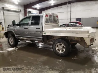 2007 Dodge Ram 2500 Laramie with VIN 1D7KS28A07J585460, listed as a Copart auction lot 88041955 with 183,513 mi miles and Salvage Title. Bid and sale history available at carsss.com. Image 2.