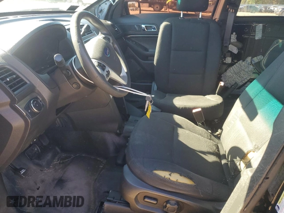 2015 Ford Utility Police Interceptor with VIN 1FM5K8AR5FGB91521, listed as a Copart auction lot 80881184 with 175,819 mi miles and Salvage Title. Bid and sale history available at carsss.com. Image 7.