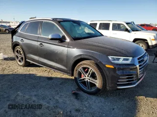 2018 Audi SQ5 Premium Plus with VIN WA1A4AFY5J2044507, listed as a Copart auction lot 83238274 with 46,801 mi miles and Salvage Title. Bid and sale history available at DreamBid. Image 4.
