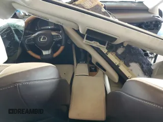 2018 Lexus RX with VIN JTJGZKCA9J2002823, listed as a Copart auction lot 44383845 with 0 mi miles and Salvage Title. Bid and sale history available at carsss.com. Image 8.