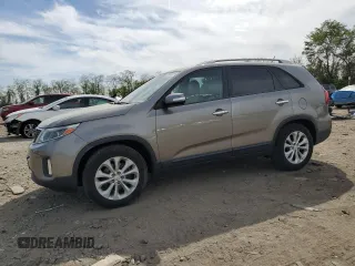 2015 Kia Sorento EX with VIN 5XYKU4A78FG656949, listed as a Copart auction lot 54186975 with 115,328 mi miles and Clean title. Bid and sale history available at DreamBid. Image 1.