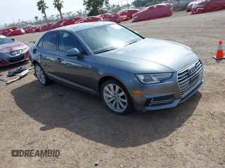 2018 Audi A4 Premium z VIN WAUDNAF47JN017558, wystawiony jako IAAI lot #42233399 z przebiegiem 107 982 mil mil oraz . Historia ofert i sprzedaży dostępna na DreamBid. Obrazek 1.