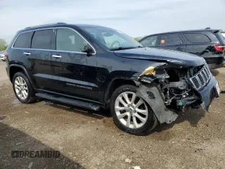 2017 Jeep Grand Cherokee Limited with VIN 1C4RJFBG2HC715762, listed as a Copart auction lot 55482215 with 154,026 mi miles and Salvage title. Bid and sale history available at DreamBid. Image 4.