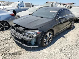 2020 Mercedes-Benz CLA 250 with VIN WDD5J4GB2LN033158, listed as a Copart auction lot 59300053 with 55,667 mi miles and . Bid and sale history available at DreamBid. Image 1.