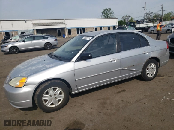2003 Honda Civic LX with VIN 2HGES16523H507573, listed as a Copart auction lot 54683775 with 204,165 mi miles and Salvage Title. Bid and sale history available at DreamBid. Image 1.