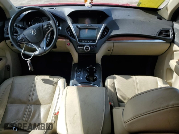 2018 Acura MDX Advance with VIN 5J8YD4H82JL002830, listed as a Copart auction lot 43667625 with 117,192 mi miles and Salvage Title. Bid and sale history available at carsss.com. Image 8.