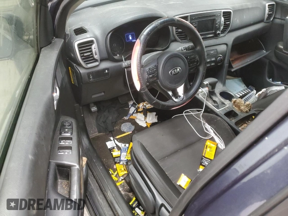 2018 Kia Sportage LX with VIN KNDPM3AC3J7481996, listed as a Copart auction lot 48218365 with 113,007 mi miles and Clean Title. Bid and sale history available at DreamBid. Image 8.
