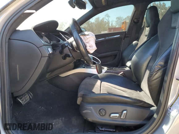 2015 Audi S4 Premium Plus with VIN WAUBGAFL5FA079614, listed as a Copart auction lot 75933174 with 100,652 mi miles and Salvage Title. Bid and sale history available at carsss.com. Image 7.