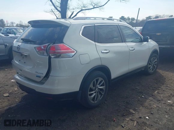2014 Nissan Rogue SL with VIN 5N1AT2MV5EC761489, listed as a IAAI auction lot 42020720 with 68,028 mi miles. Bid and sale history available at carsss.com. Image 4.