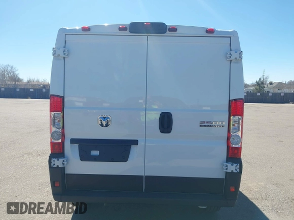 2025 Ram ProMaster Cargo Tradesman with VIN 3C6LRVVG4SE514098, listed as a IAAI auction lot 41692223 with 4,290 mi miles and . Bid and sale history available at carsss.com. Image 16.
