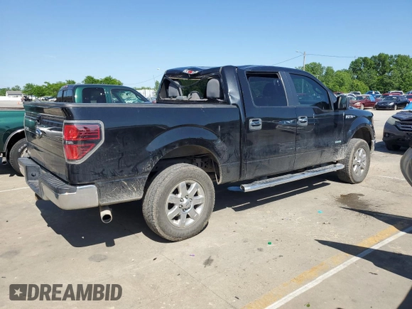 2013 Ford F-150 XL with VIN 1FTFW1ET3DFD77071, listed as a Copart auction lot 57410395 with 145,446 mi miles and Salvage title. Bid and sale history available at DreamBid. Image 3.