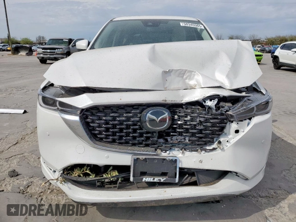 2025 Mazda CX-5 2.5 S Premium Plus Package with VIN JM3KFBEM6S0544933, listed as a Copart auction lot 50345565 with 506 mi miles and Salvage Title. Bid and sale history available at carsss.com. Image 5.