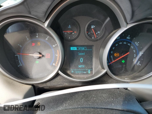 2014 Chevrolet Cruze LS with VIN 1G1PA5SG2E7245554, listed as a Copart auction lot 47230925 with 104,557 mi miles and Salvage Title. Bid and sale history available at carsss.com. Image 9.