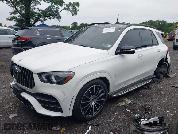 2023 Mercedes-Benz GLE 350 with VIN 4JGFB4KB9PA879993, listed as a IAAI auction lot 39994701 with 15,146 mi miles and . Bid and sale history available at DreamBid. Image 2.