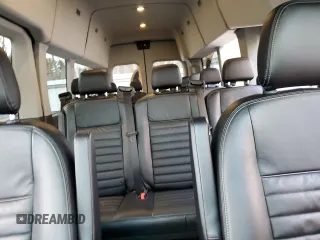 2023 Ford Transit with VIN 1FBVU4X8XPKB63870, listed as a Copart auction lot 82731504 with 7,576 mi miles and Salvage Title. Bid and sale history available at DreamBid. Image 10.